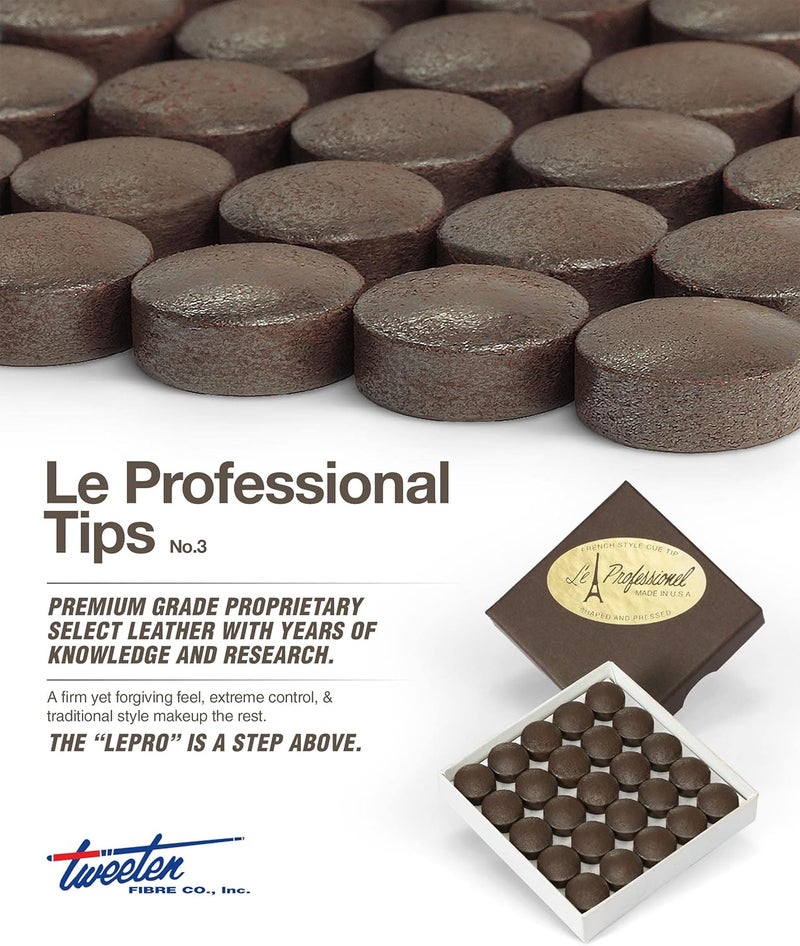 Tweeten Le Pro Billiard Pool Cue Tips - Image 2